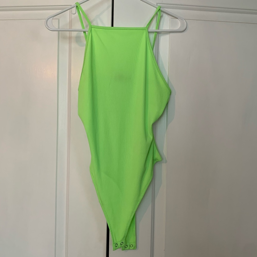 Neon Green Body Suit